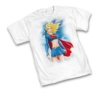 SUPERGIRL: CLOUDS T-Shirt by Michael Turner  L/A